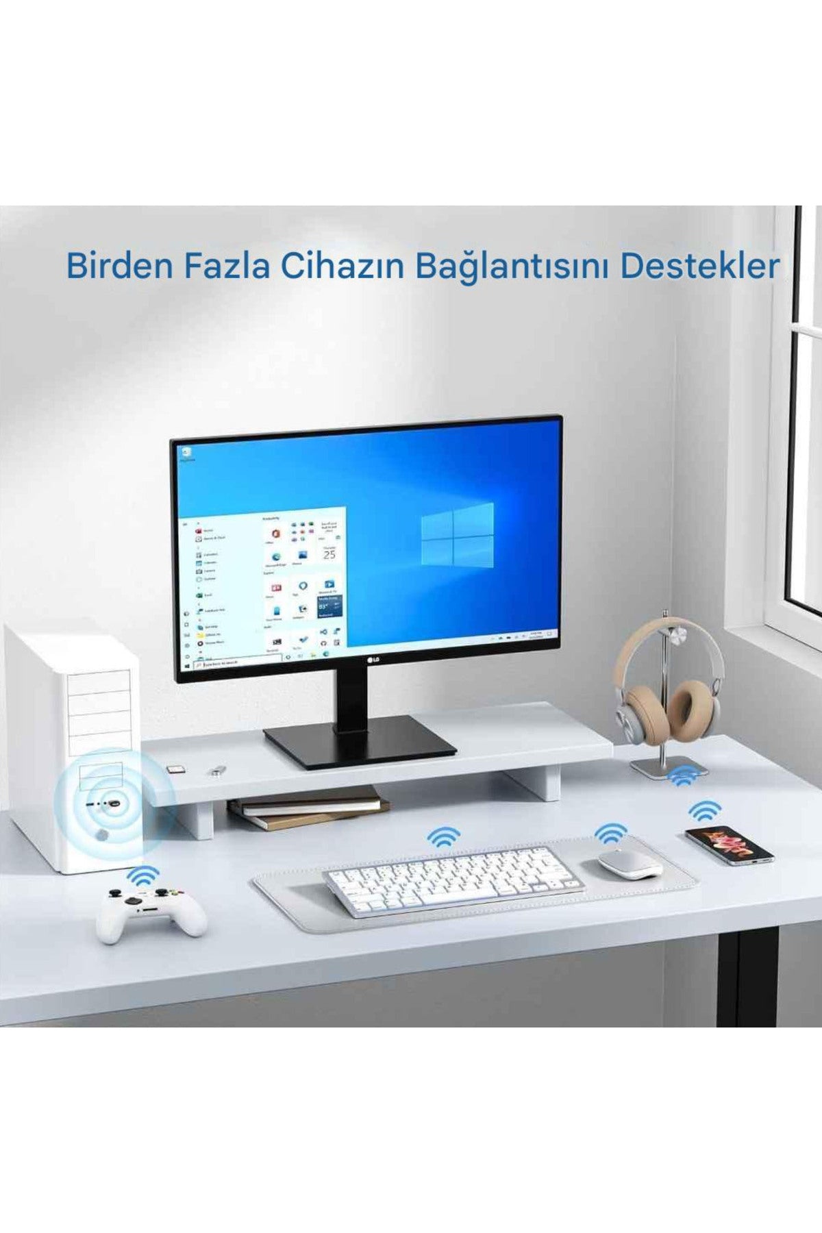 Bluetooth Usb Adaptör Versiyon 5.3 Stick Dongle Edr & Ble Windows 11/10/8.1/7 Uyumlu HDMI