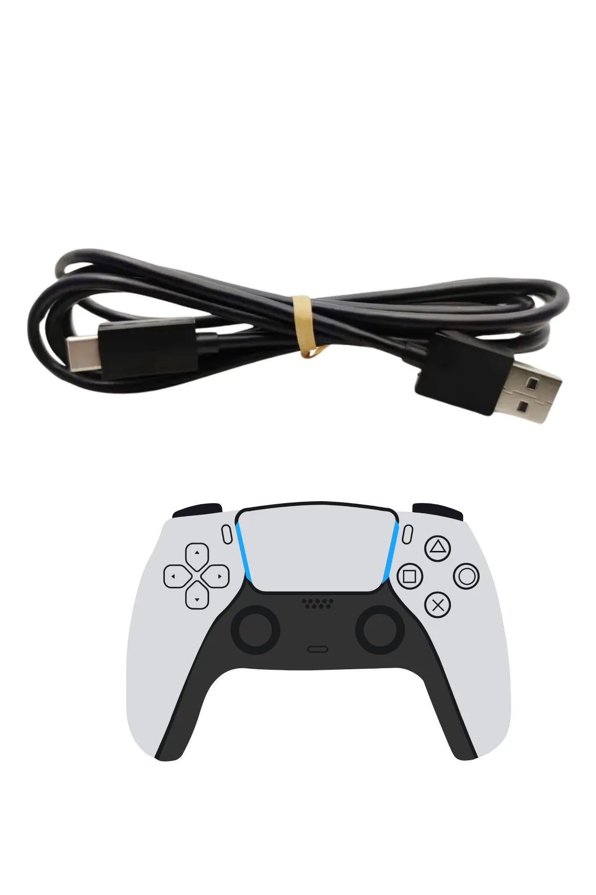 Ps5 Dualsense Ps5 Dualsense Edge Joystick Orijinal Şarj Kablosu-1.8m