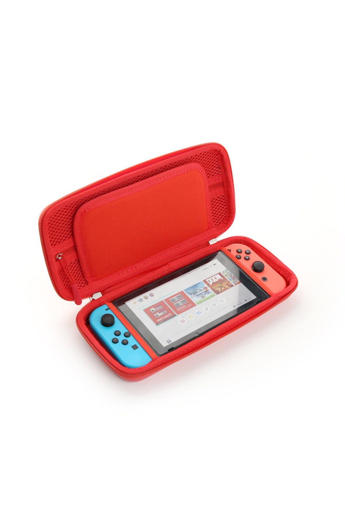 Nintendo Switch/switch Oled Oyun Konsolu Koruyucu Taşıma Ve Seyahat Çantası Kırmızı