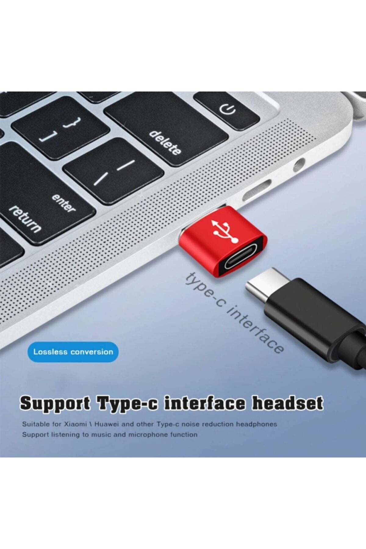 Erkek Usb To Dişi Type-c Çevirici Data Otg Adaptör Dönüştürücü