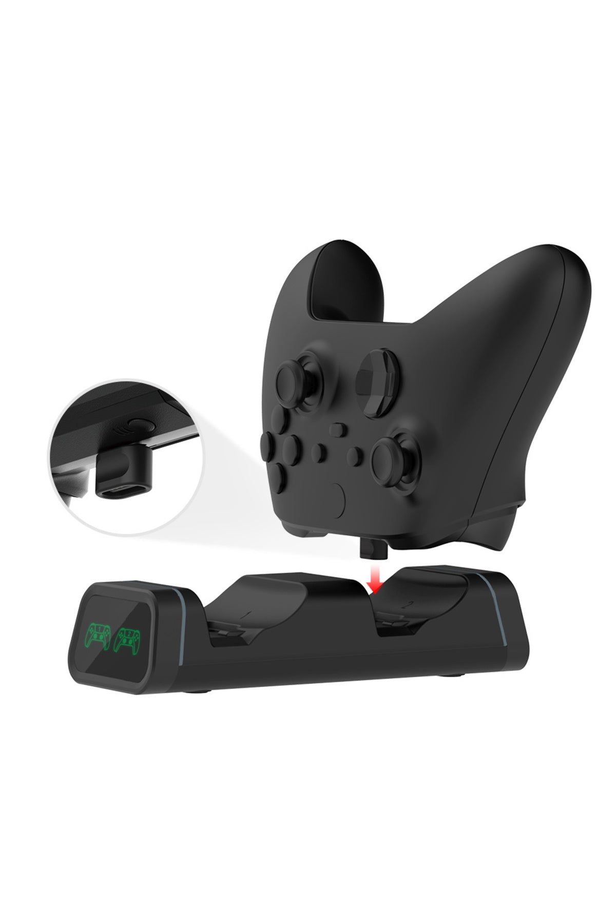Xbox One/series Oyun Kolu Joystick Pil Type-c Şarj Istasyonu