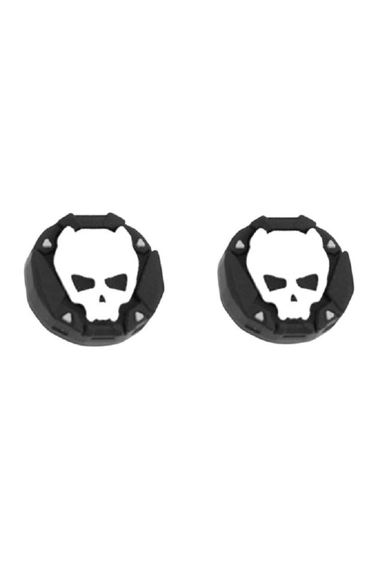 3d Skull Ps5/ps4/ps3/xbox One/one X/one S/series X/series S 3d Analog Silikon Koruyucu -4 Adet Siyah-2