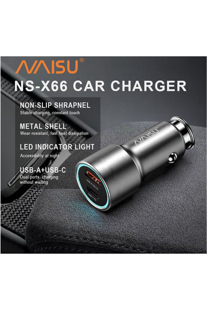 24v Usb-a Usb-c Araç Şarj Cihazı
