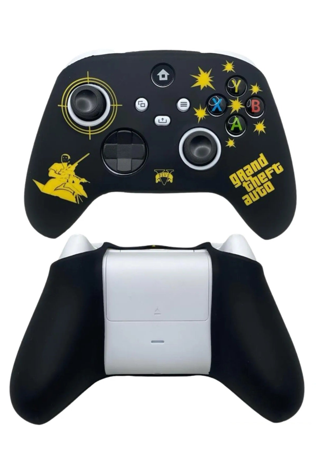 Xbox Series S/seris X 9.nesil Uyumlu Desenli Oyuncu Kolu Silikon Kılıf Model-8