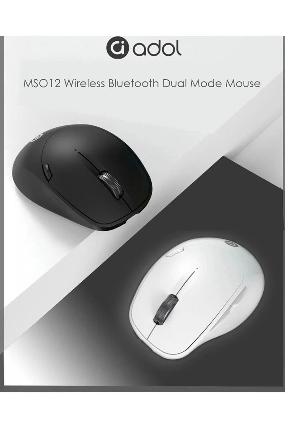 Asus Ms012 2,4gh Wireless Bluetooth Kablosuz Mouse Beyaz Macbook Uyumlu