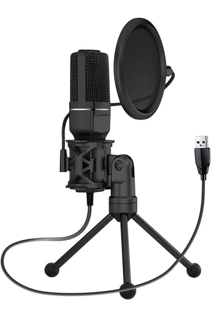 Sf-777 Kayıt Condenser Pop Filtre Kardioid Mikrofon + Tripod