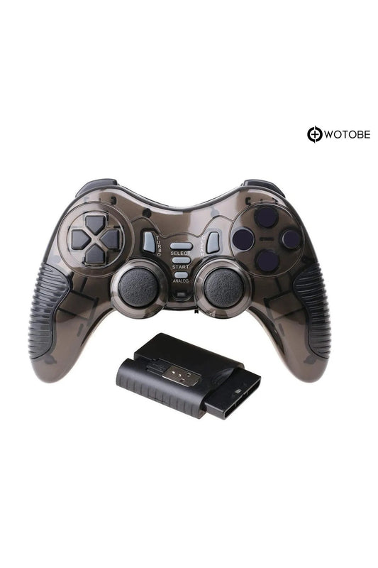 2.4g Ps1 Ps2 Ps3 Pc Android Tv Tv Box Android Telefon Uyumlu Titreşimli Kablosuz Joystick Siyah