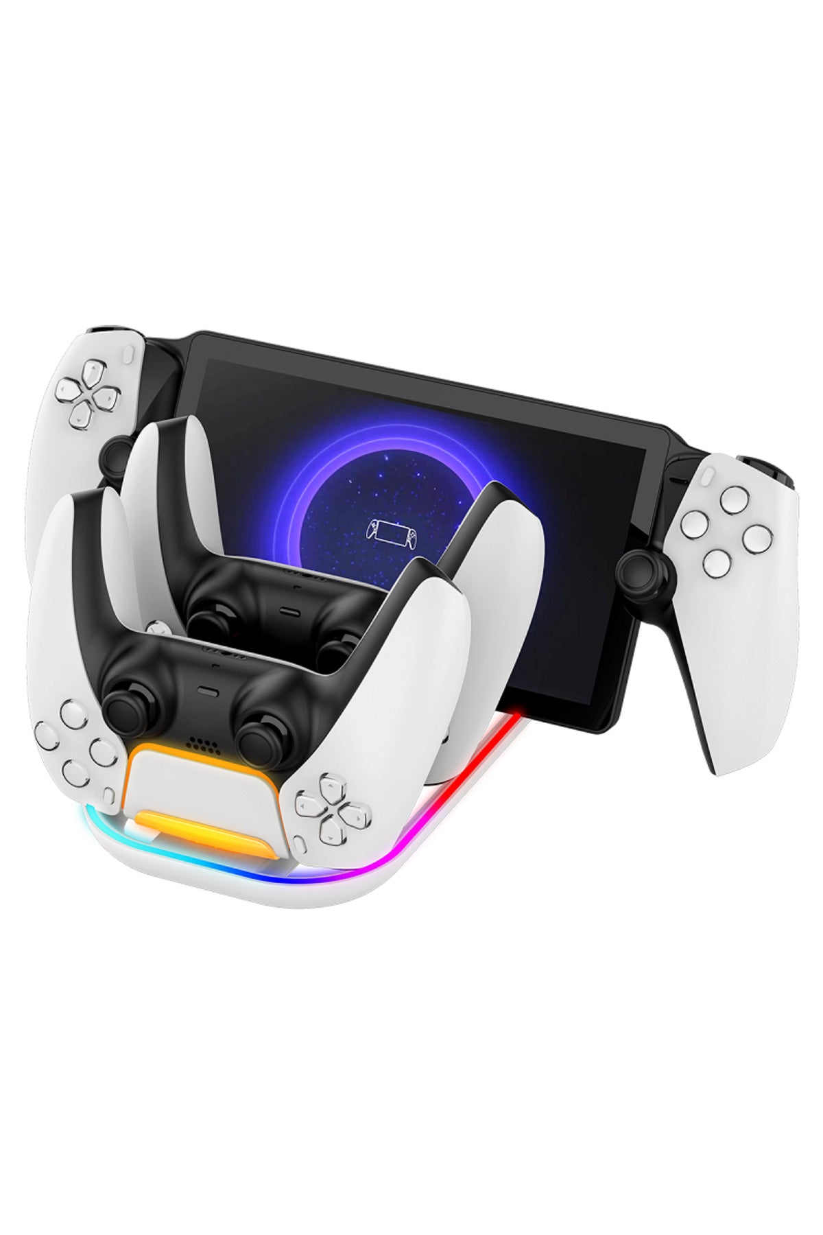 İpega Pg-p5p03 3in1 Ps Portal/ps5 Dualsense Rgb Şarj İstasyonu Dock