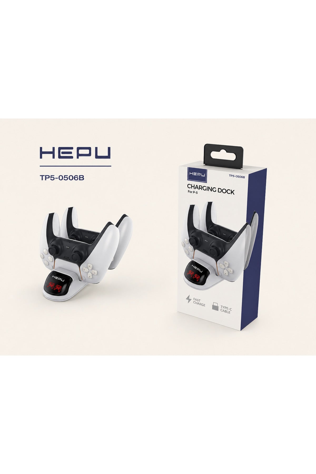 Ps5 Oyun Kolu Şarjı Tp5-0506b Joystick Şarj Standı Göstergeli Şarj Istasyonu
