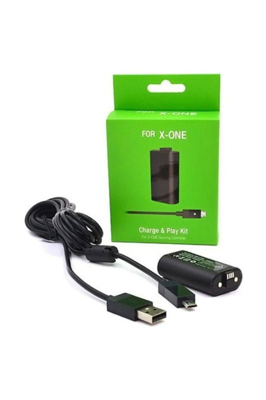 Microsoft Xbox One S Gamepad Şarj Kit Şarjlı Batarya Usb