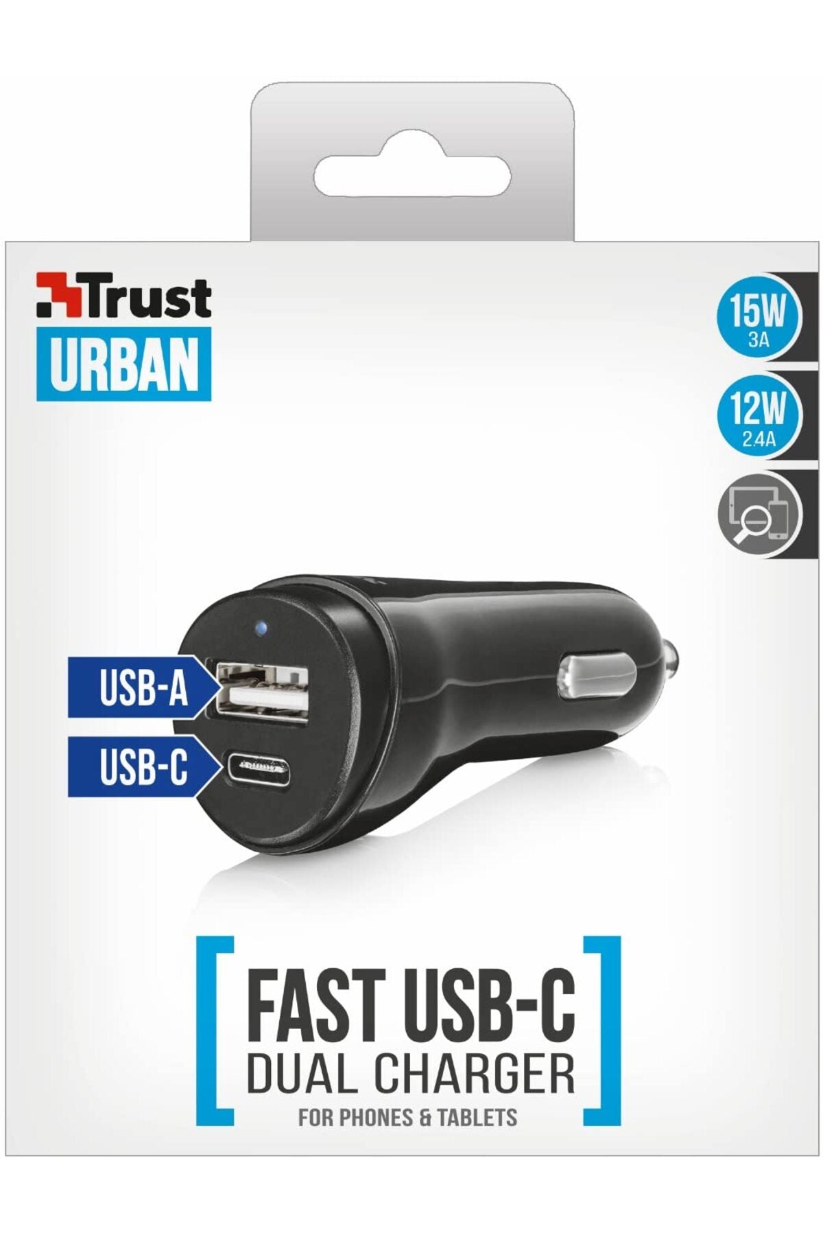 Urban 17w Type-c Usb Çift Giriş Araç Çakmak Şarj Cihazı