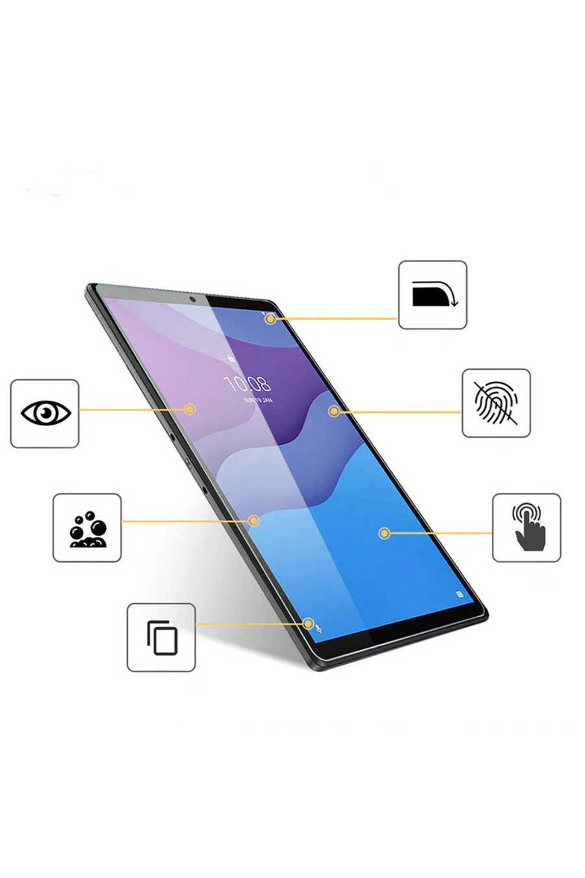 Lenovo Tab M8 Tablet Temperli Cam Ekran Koruyucu