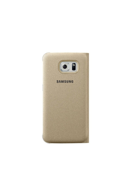 Samsung Galaxy S6 Uyku Modlu Pencereli Fabric Kılıf