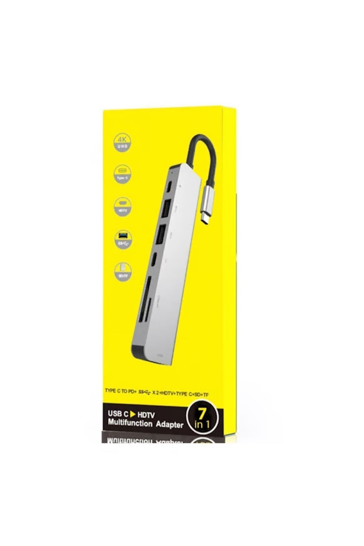 7in1 USB Type-C HDMI Girişli Çoklayıcı - C71U