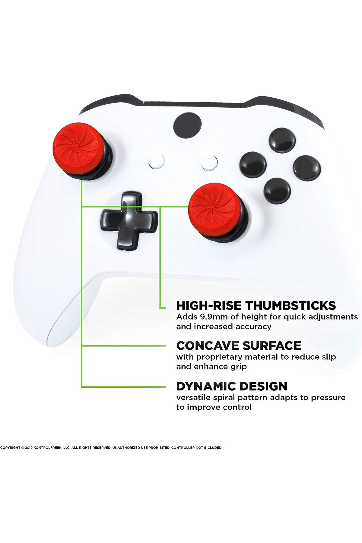 Ps4 Kontrolfreek Inferno Analog Koruyucu Kırmızı