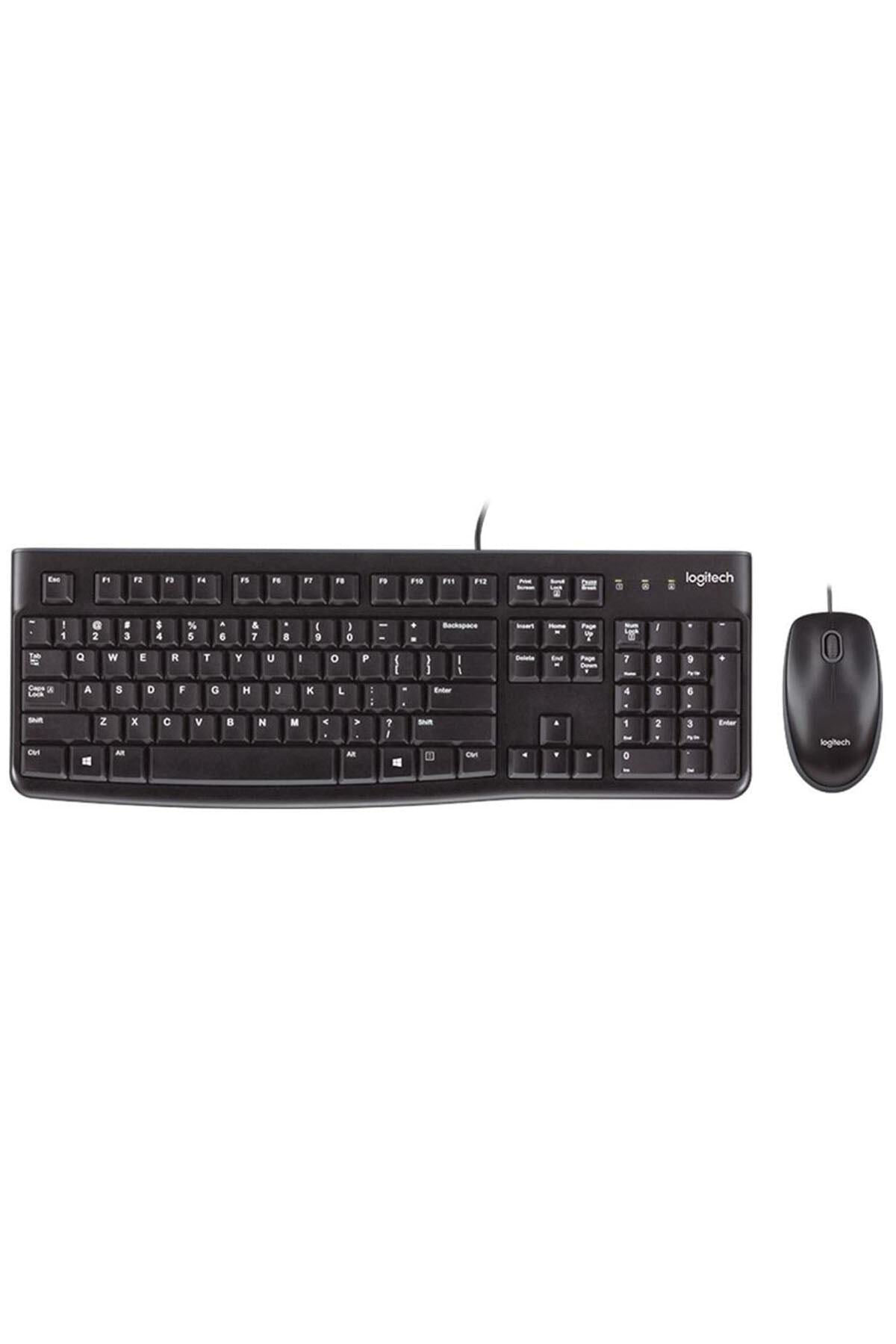 Logitech Mk120 Kablolu Q Klavye-mouse Set Siyah