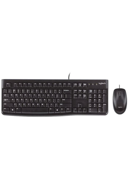 Logitech Mk120 Kablolu Q Klavye-mouse Set Siyah