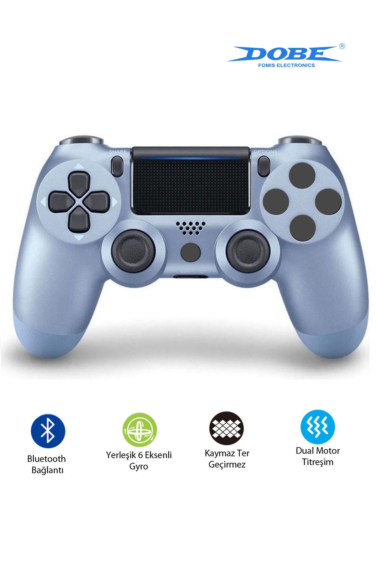 Ps4-pc-android Box-android-Apple Uyumlu iOS Telefon Tablet Titreşimli Bluetooth Oyun Kolu Kamo Kırmızı