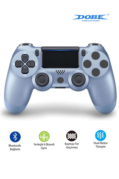 Ps4-pc-android Box-android-Apple Uyumlu iOS Telefon Tablet Titreşimli Bluetooth Oyun Kolu Kamo Kırmızı