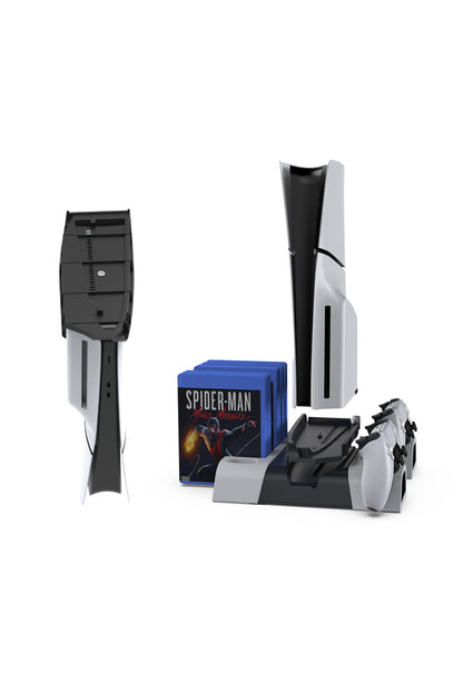 Ps5 Disk Dijital/ps5 Slim Disk Dijital Uyumlu Multi Fonksiyonel Soğutucu Şarj İstasyonu