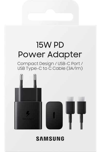 Galaxy A15 A16 Ve A05 A06 Usb-c 15w Hızlı Şarj Adaptörü Usb-c Kablo ( Türkiye Garantili)