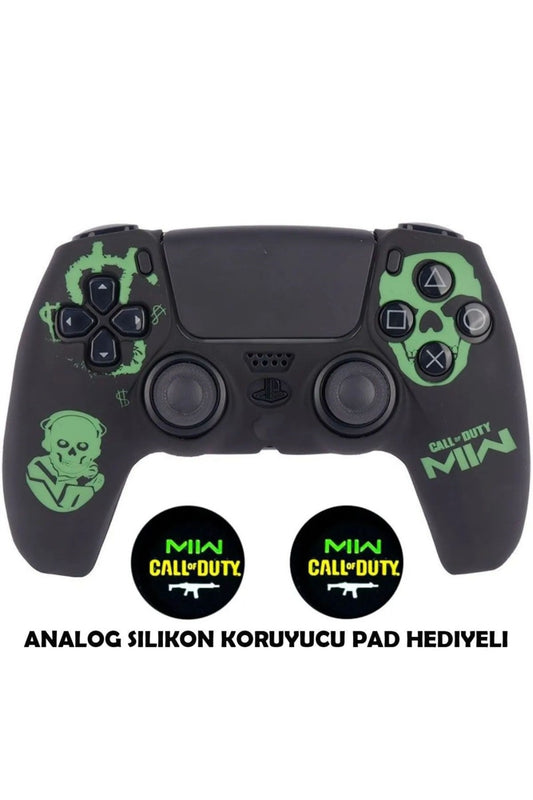 Ps5 Dualsense Call Of Duty Koruyucu Silikon Kılıf + Analog Silikon Koruyucu