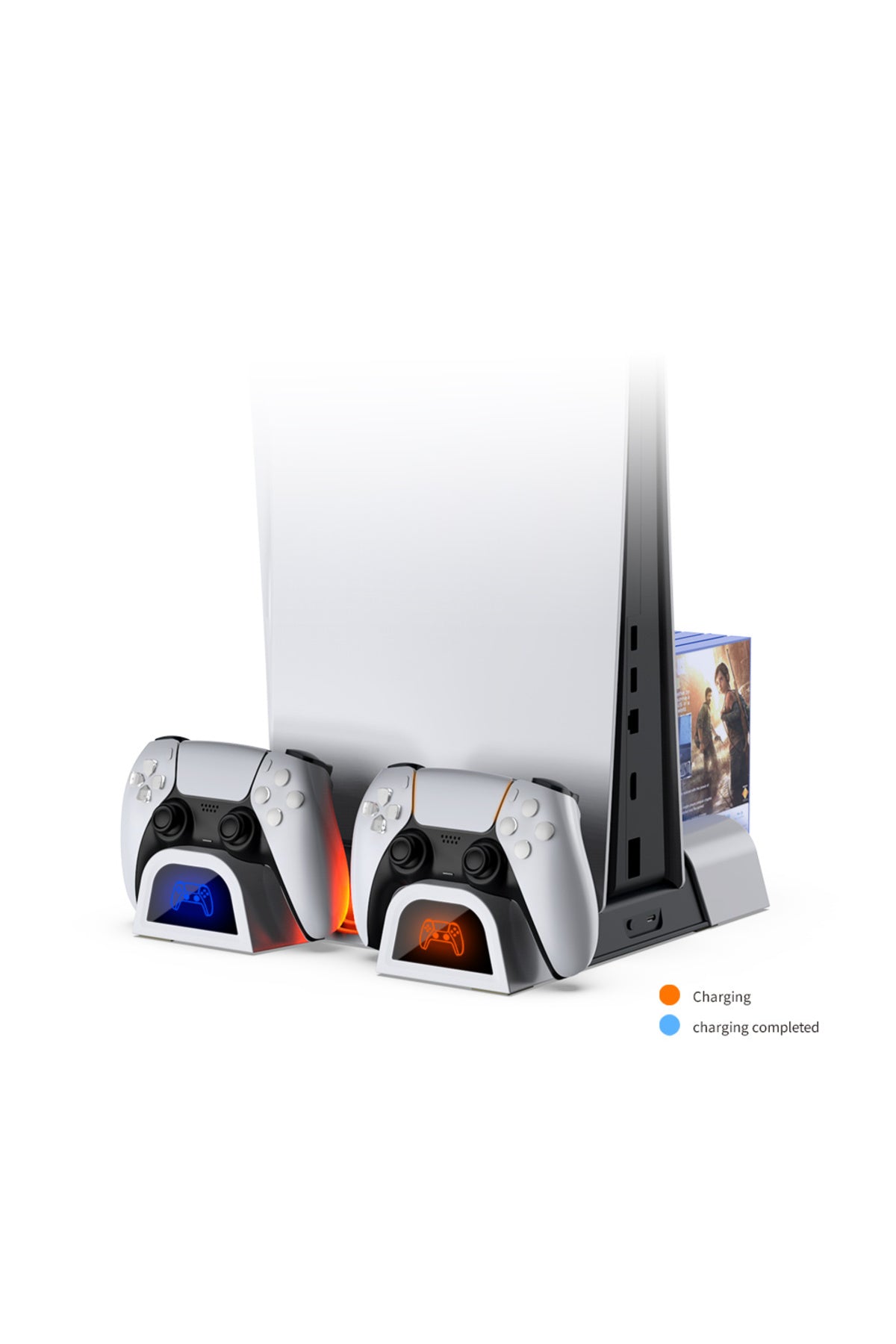 Ps5 Disk Dijital/ps5 Slim Disk Dijital Uyumlu Multi Fonksiyonel Soğutucu Şarj İstasyonu
