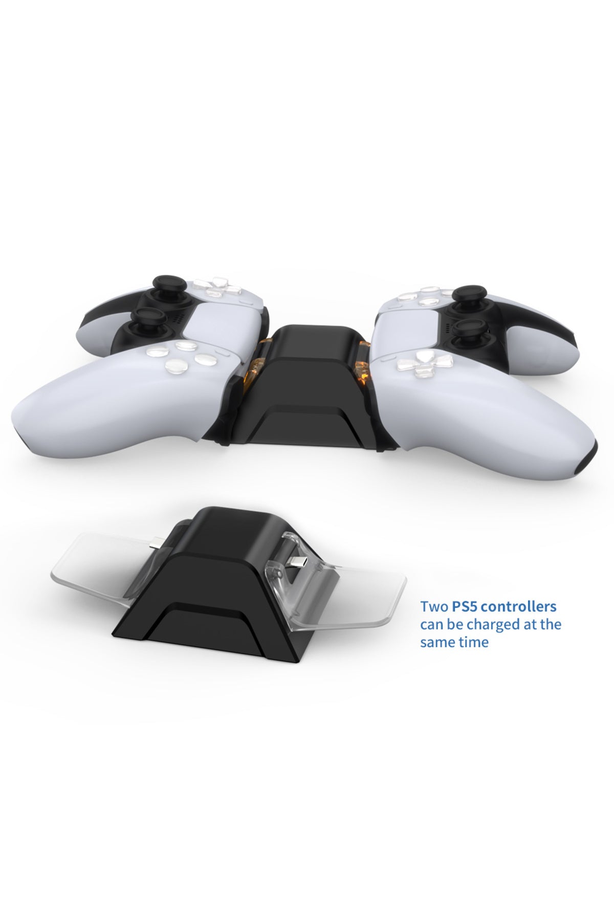 Tp5-528 Led Gösterge Çiftli Ps5 Joystick Kol Şarj Stand