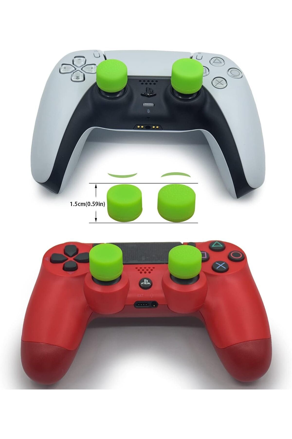 Ps4-Ps5 Uyumlu 8in1 Analog Koruyucu ve Yükseltici Pad