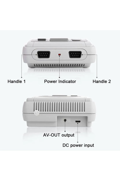 Klasik Retro Süper Mini 8-bit Nes 620 Video Oyun Konsolu Siyah