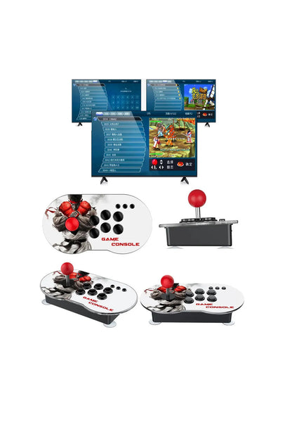 M9 64GB Arcade Retro 4K HDMI Oyun Konsolu 10000 Oyun Çift Kontroller
