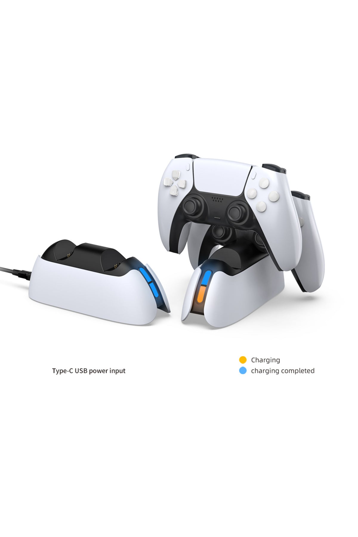 Dobe Tp5 05103 Led Işıklı Ps5 Joystick Kol Şarj Stand