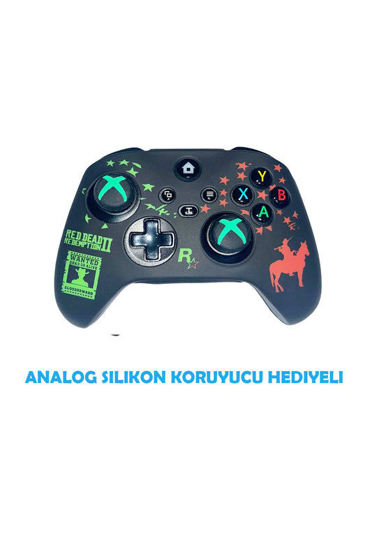 Xbox Series S/series X Red Dead Redemption Koruyucu Silikon Kılıf + Analog Silikon Koruyucu