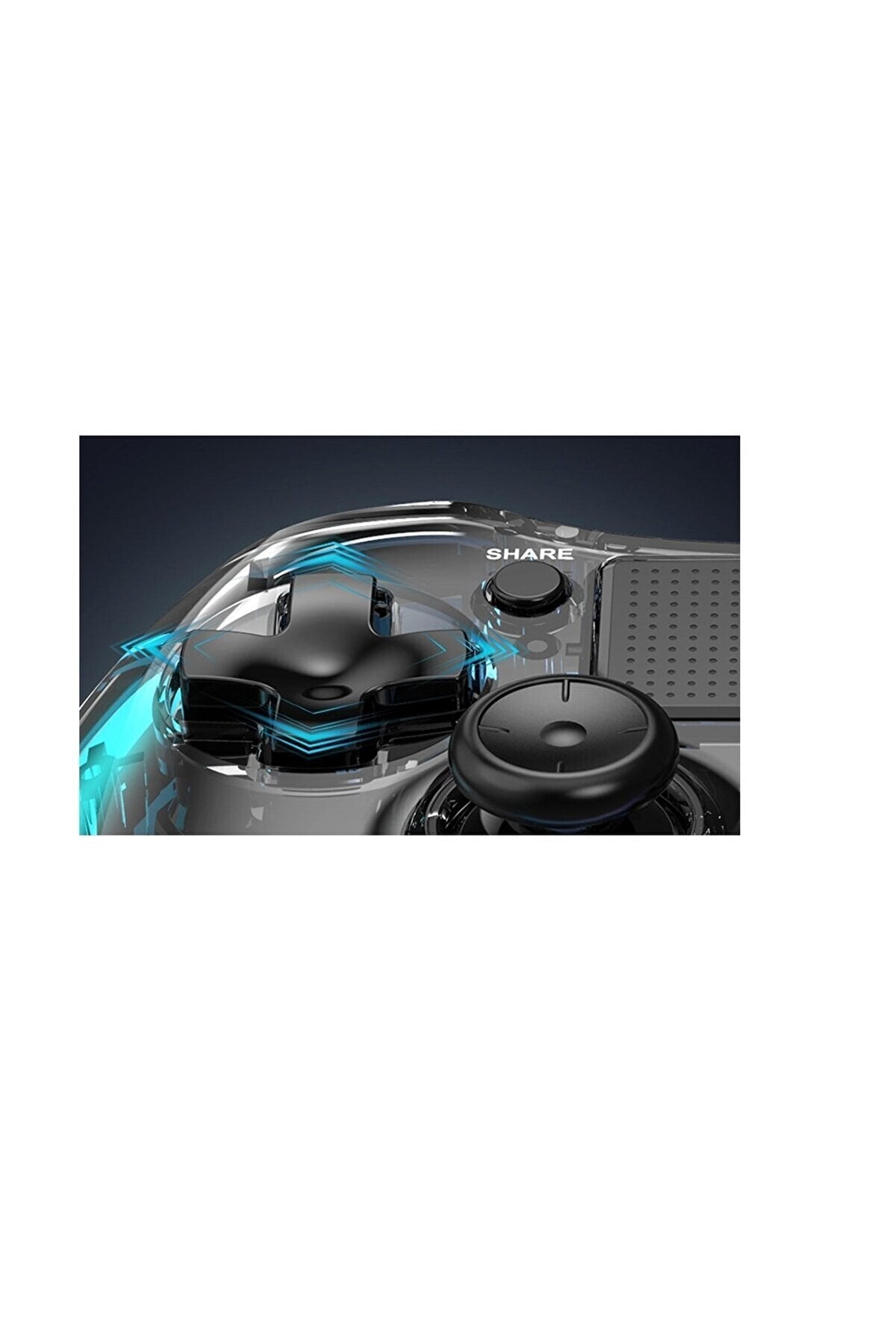 Playstation 4 Rgb Led Işıklı Kablosuz Joystick Gamepad Oyun Kolu