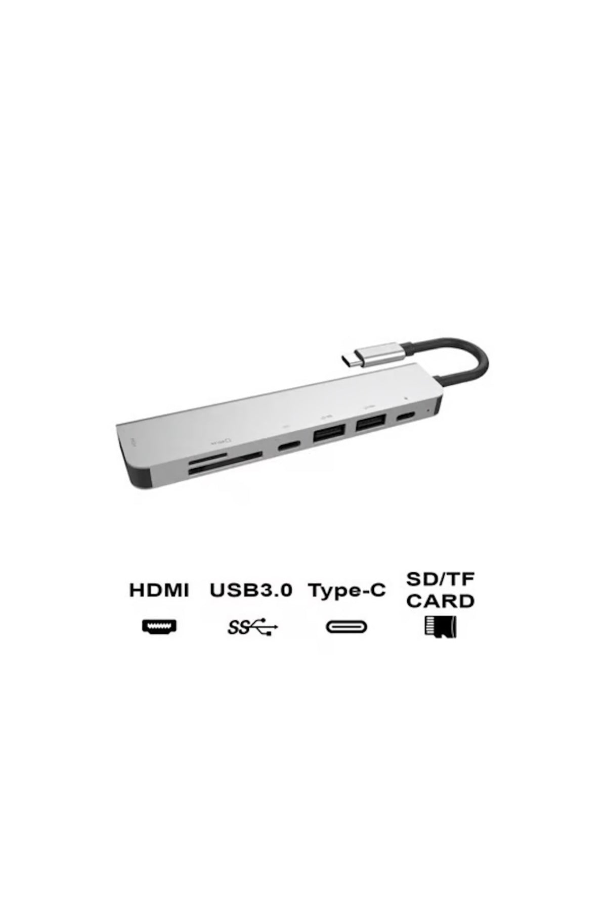 7in1 USB Type-C HDMI Girişli Çoklayıcı - C71U