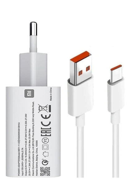 33 Watt Turbo Hızlı Şarj Aleti