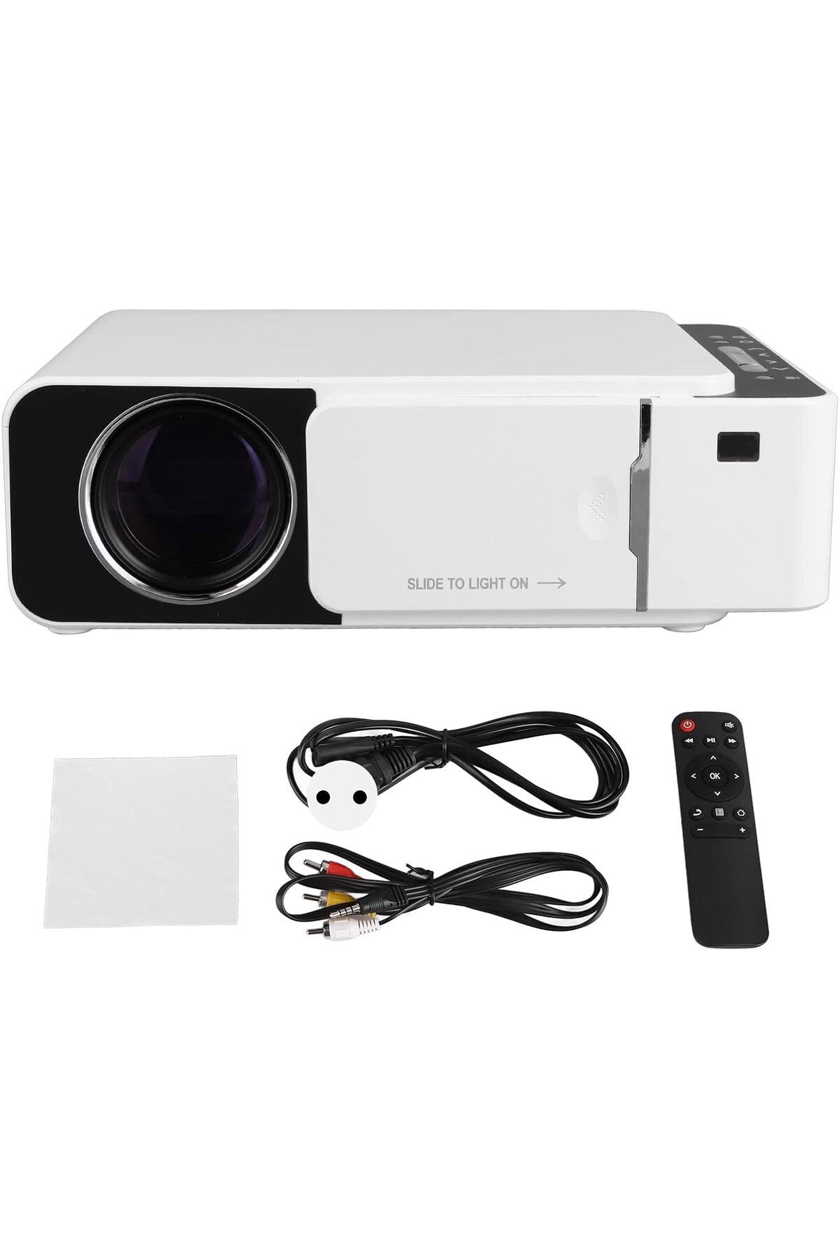 T5 1080p 4K Full HD Wifi USB/AV/HDMI/SCREENCAST Uyumlu Taşınabilir Projektör