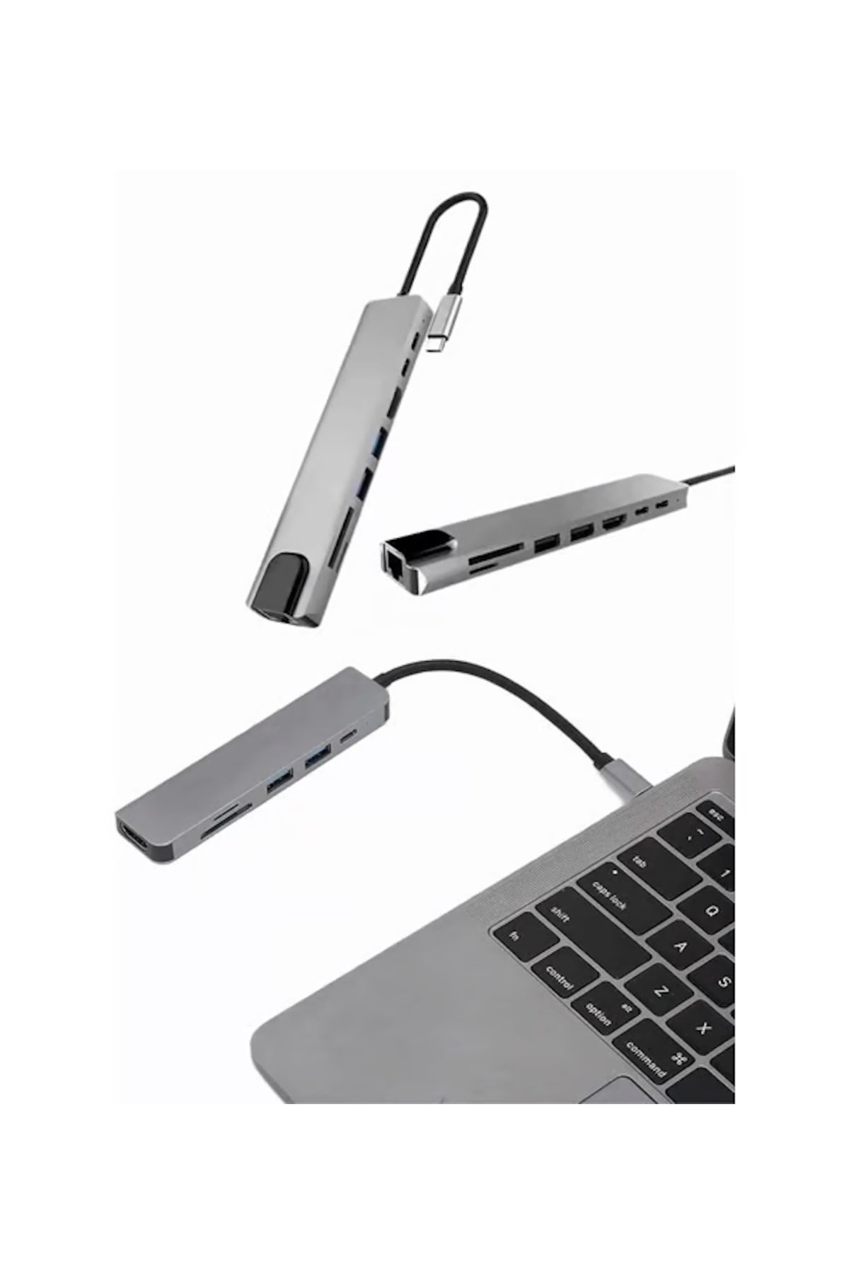 8in1 USB Type-C HDMI Girişli USB Çoklayıcı - C81U