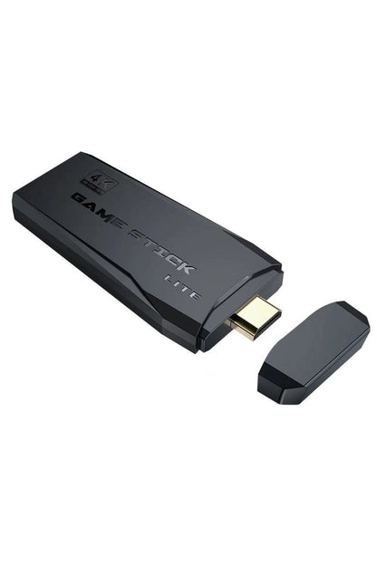 M8 Plus Mini Hdmı 4k 2.4g 64gb Kablosuz Gb/gba/gbc Çift Kollu Tv Oyun Konsolu U-lite Siyah