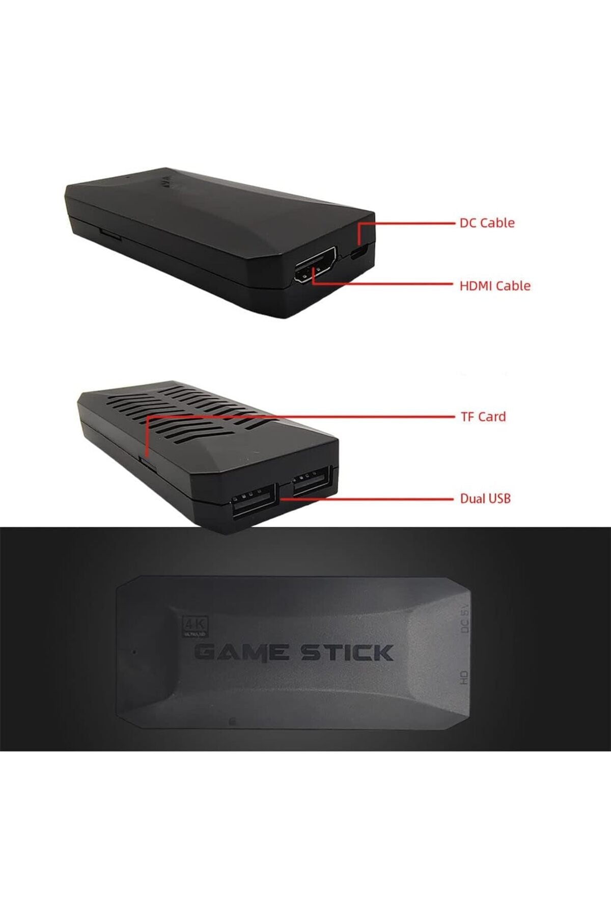Wireless Kablosuz Tv Gamebox Joystick Set