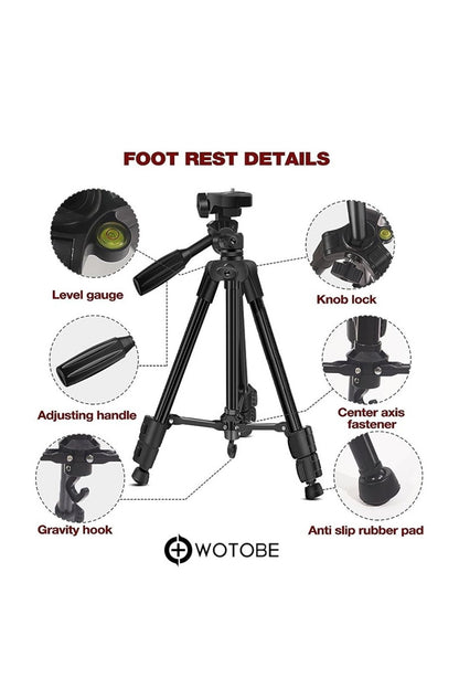 Apple Uyumlu 360 Derece Ayarlanabilir Android iOS Kamera Telefon Tutucu Sabitleyici Tripod