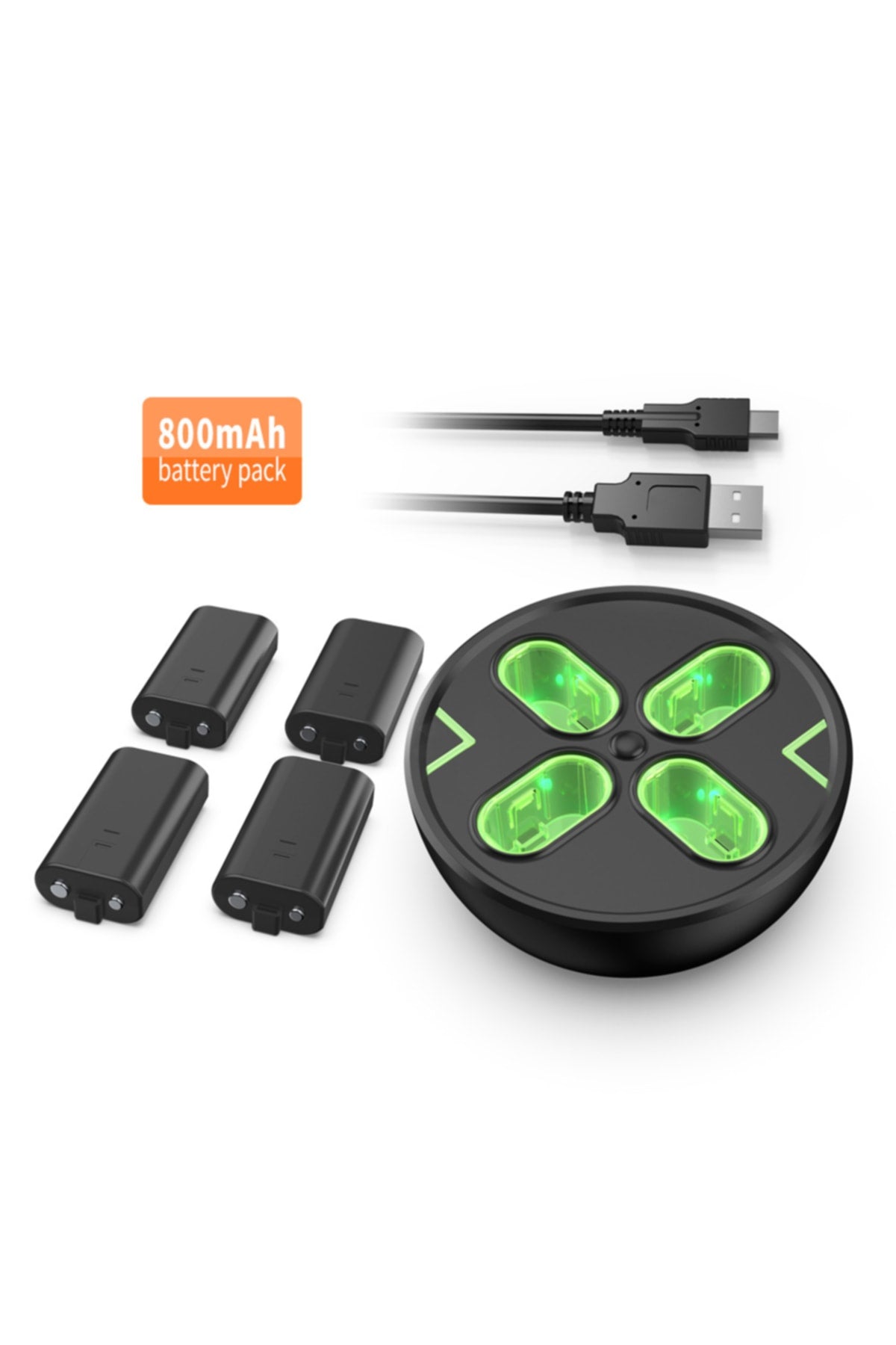 Dobe TYX-0668 Xbox One-X-S-Series X-S 800 mAh Joystick Pil Stand