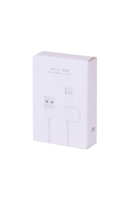 Mi 2'li Micro Usb Type-c Şarj Ve Data Kablosu