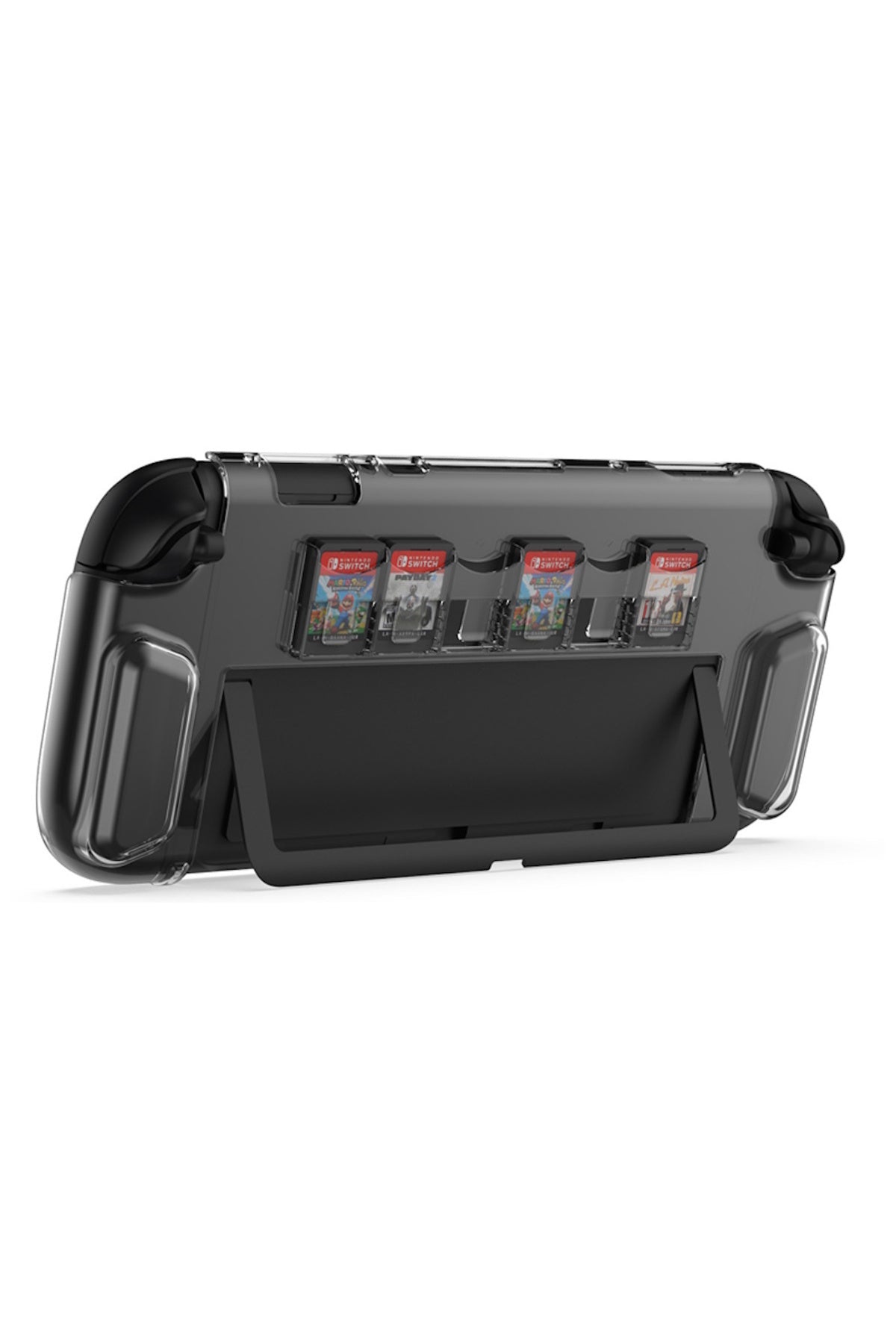Nintendo Switch-2 Uyumlu MicroSD Tutucu Şeffaf kristal Koruyucu Kılıf-TNS-3155