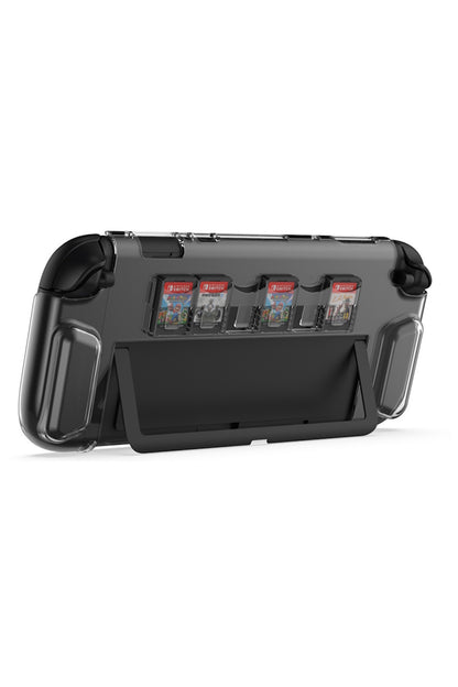 Nintendo Switch-2 Uyumlu MicroSD Tutucu Şeffaf kristal Koruyucu Kılıf-TNS-3155