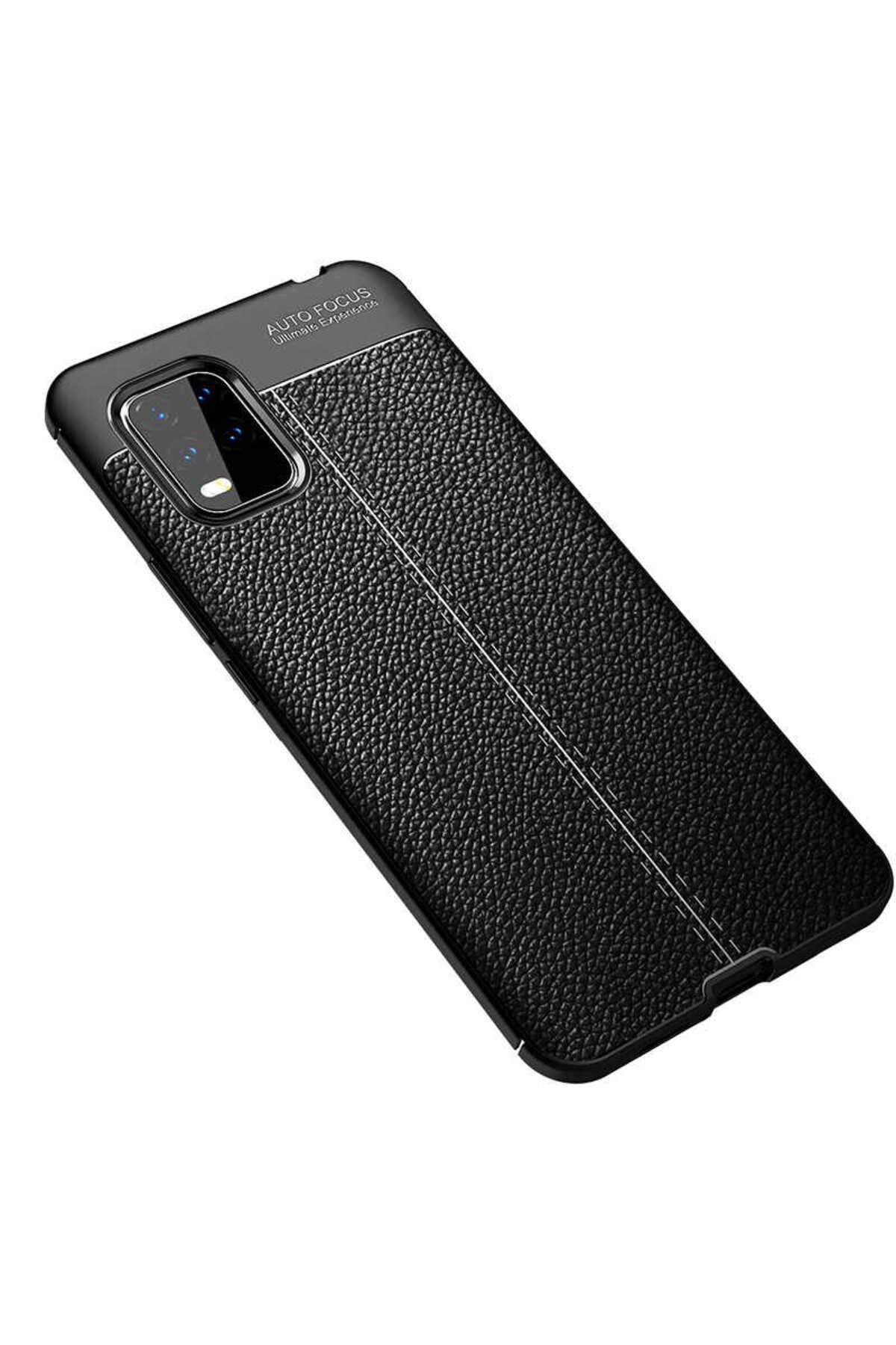 Xiaomi Mi 10 Lite Kılıf Niss Silikon Kılıf Siyah Kılıf
