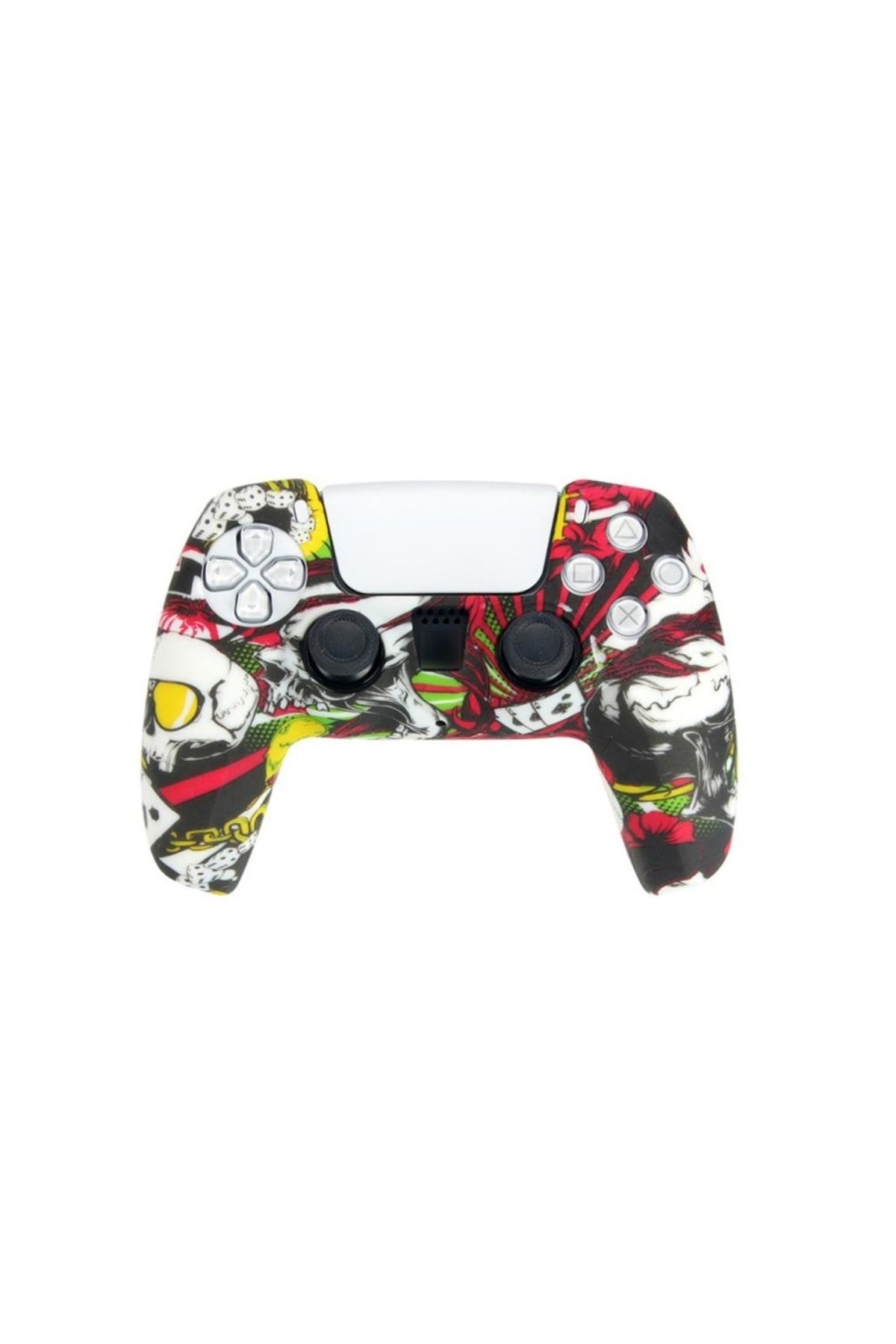 Ps5 Controller Kuru Kafa Serisi Desenli Koruyucu Silikon Kılıf Model-11