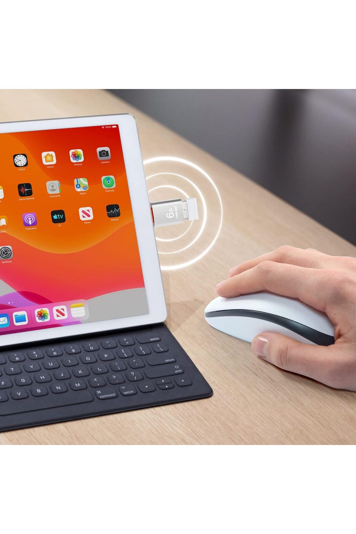 USB Type-C 6A 120W Gen 3.1 OTG Dönüşrüeücü Adaptör