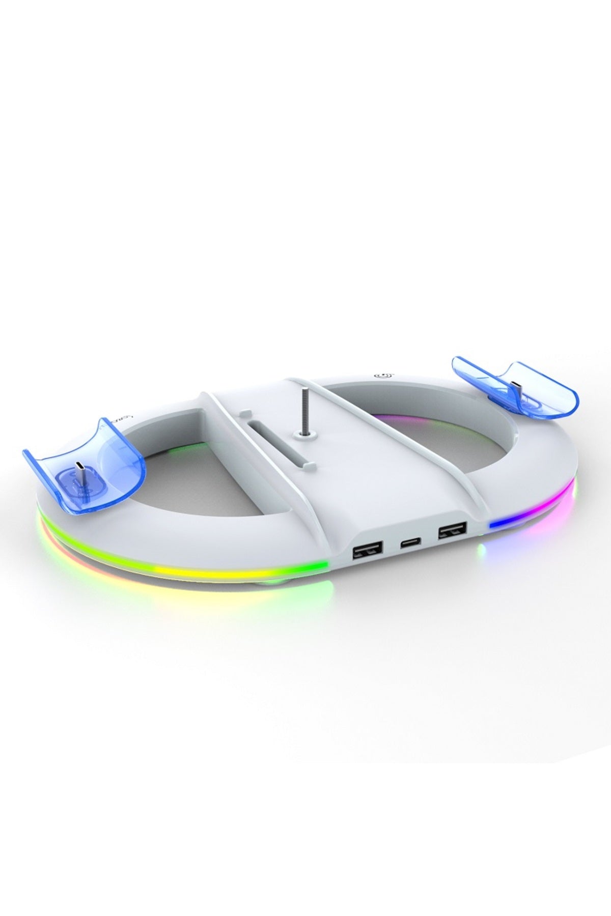 İpega Ps5 Slim Disk/ps5 Slim Dijital Rgb Dikey Stand Kulaklık Tutucu Joystick Şarj Cihazı