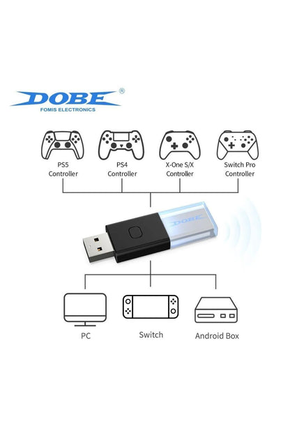 Android Tv/tv Xbox/pc/nintendo Switch Uyumlu Kablosuz Joystick Bluetooth V5.0 Usb Bağlantı Aparatı